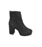 Botine dama H&M 39, material textil, negru