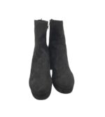 Botine dama H&M 39, material textil, negru - imagine 3