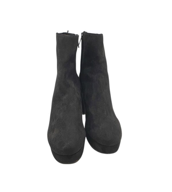 Botine dama H&M 39, material textil, negru - imagine 3