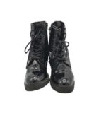 Ghete dama Graceland, 38, imitatie de piele, negru - imagine 3