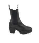 Ghete dama Cox 41, imitatie de piele, negru