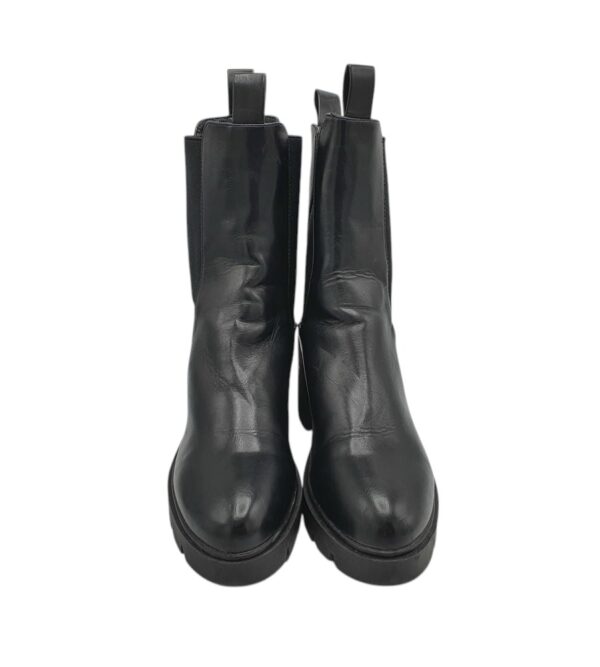 Ghete dama Cox 41, imitatie de piele, negru - imagine 3