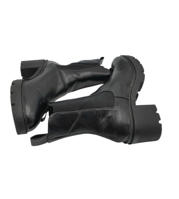 Ghete dama Cox 41, imitatie de piele, negru - imagine 4