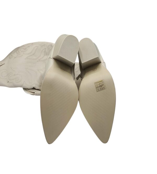 Cizme dama Ideal shoes, 39, imitatie de piele, bej - imagine 5