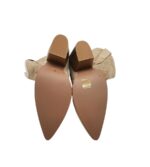 Cizme dama Ideal shoes, 38, material textil, bej - imagine 5