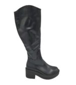 Cizme dama Style Shoes, 40, imitatie de piele, negru
