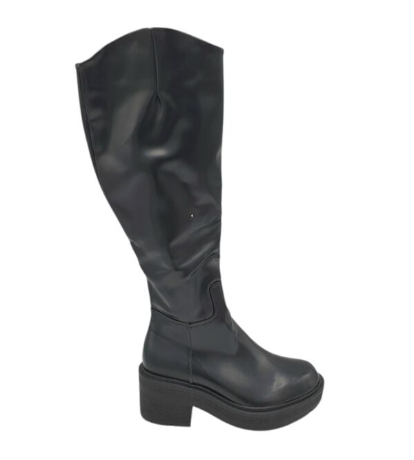 Cizme dama Style Shoes, 40, imitatie de piele, negru - imagine 1