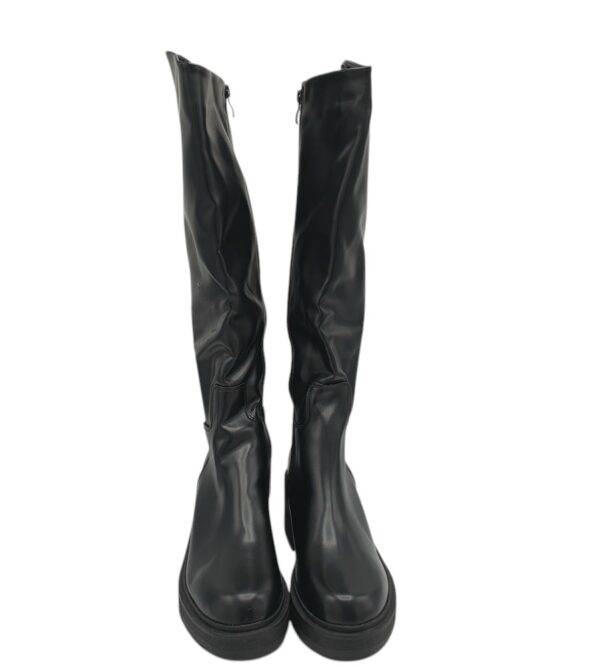 Cizme dama Style Shoes, 40, imitatie de piele, negru - imagine 3