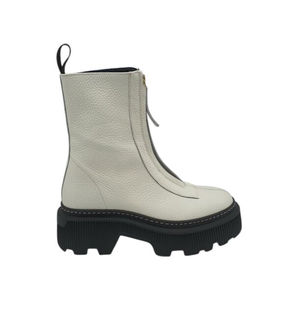 Ghete dama Last, 37, piele, alb - imagine 1