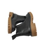 Ghete dama Last, 37, piele, material textil, negru - imagine 4