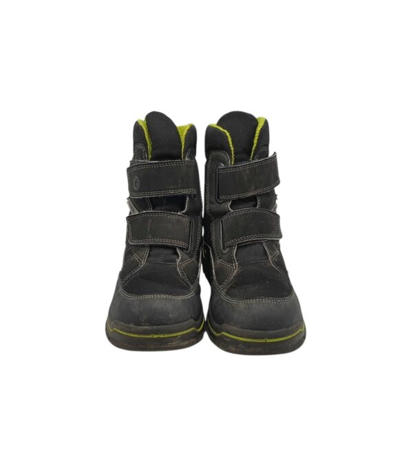 Ghete copii Ricosta, 34, imitatie de piele, material textil, negru, imblanite - imagine 3