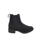 Botine dama H & M 39, material textil, negru