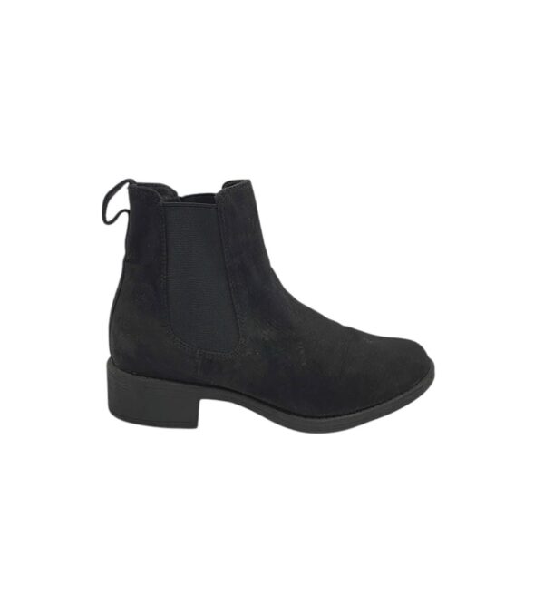 Botine dama H & M 39, material textil, negru - imagine 1