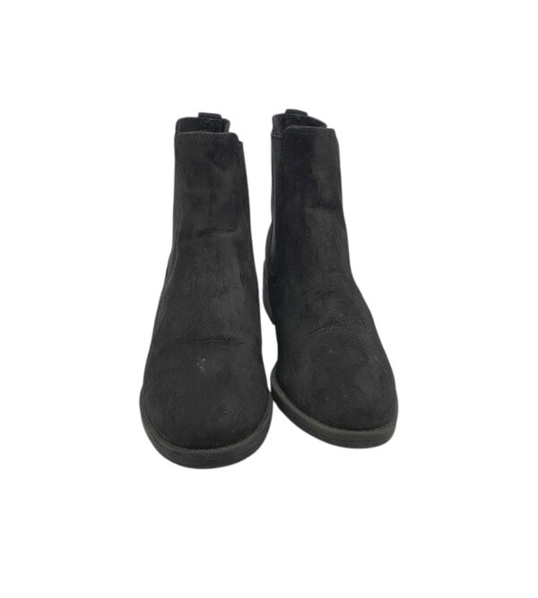 Botine dama H & M 39, material textil, negru - imagine 3