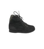 Ghete dama 38, piele, negru