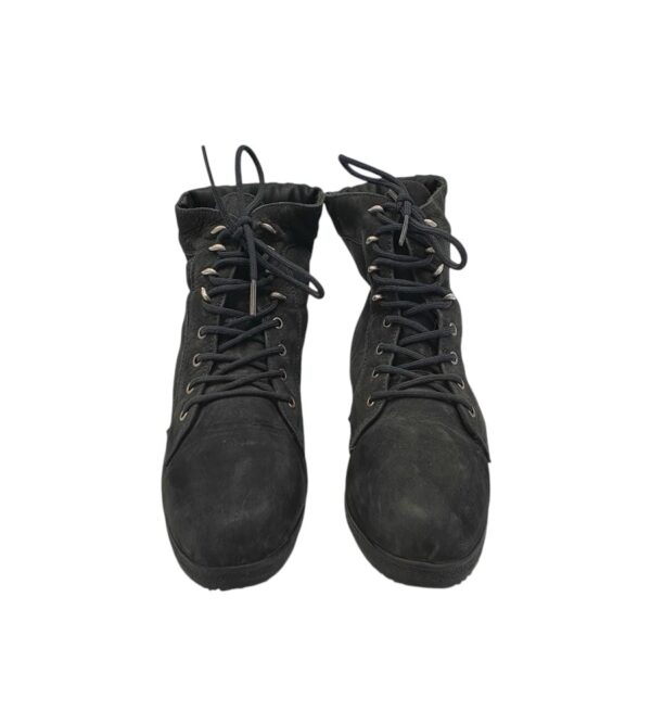 Ghete dama 38, piele, negru - imagine 3