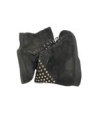 Ghete dama 38, piele, negru - imagine 4