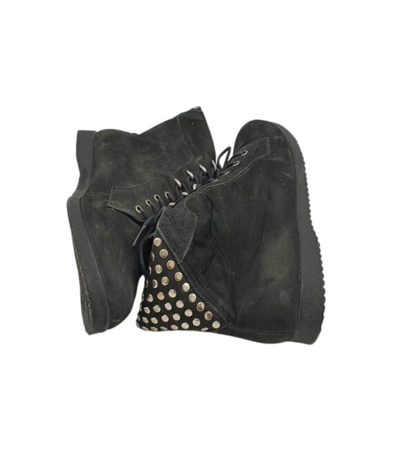 Ghete dama 38, piele, negru - imagine 4
