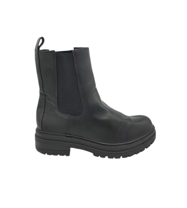 Ghete dama Street Shoes, 40, imitatie de piele, negru - imagine 1