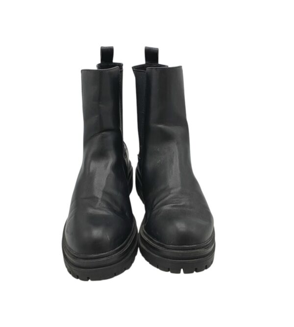 Ghete dama Street Shoes, 40, imitatie de piele, negru - imagine 3
