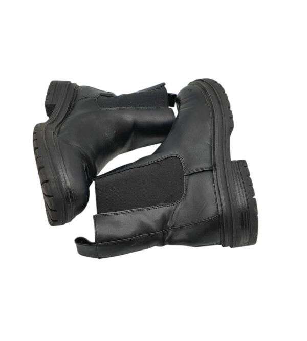 Ghete dama Street Shoes, 40, imitatie de piele, negru - imagine 4