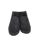 Botine dama 38, material textil, negru, imblanite - imagine 3