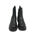 Ghete dama Catwalk  38, imitatie de piele, negru - imagine 3