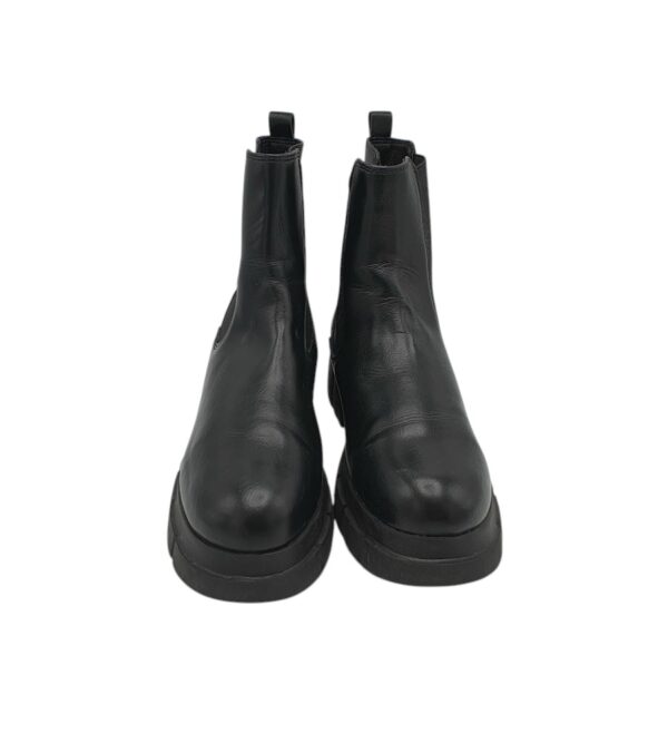 Ghete dama Catwalk  38, imitatie de piele, negru - imagine 3