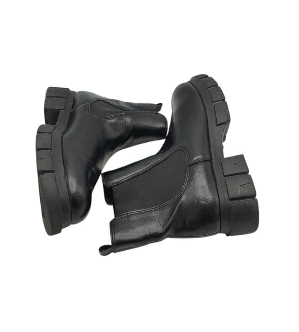 Ghete dama Catwalk  38, imitatie de piele, negru - imagine 4