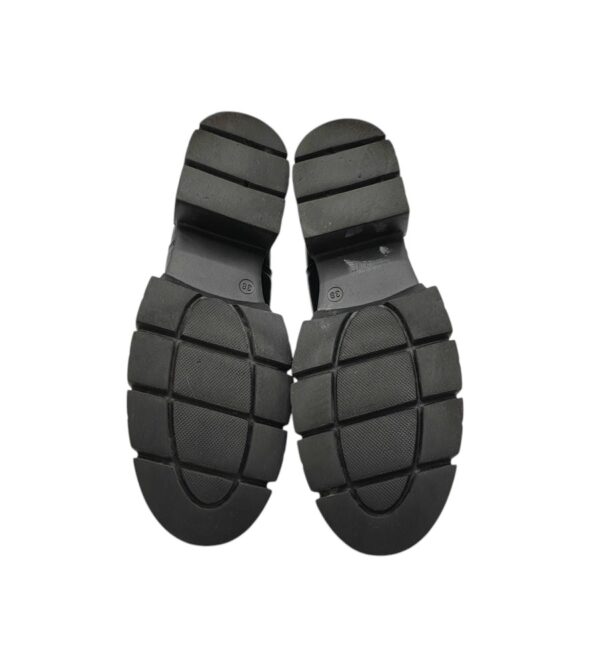 Ghete dama Catwalk  38, imitatie de piele, negru - imagine 5