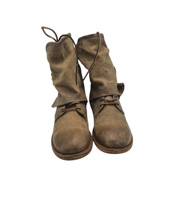 Ghete unisex As 98 40, piele, bej - imagine 3