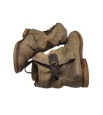 Ghete unisex As 98 40, piele, bej - imagine 4