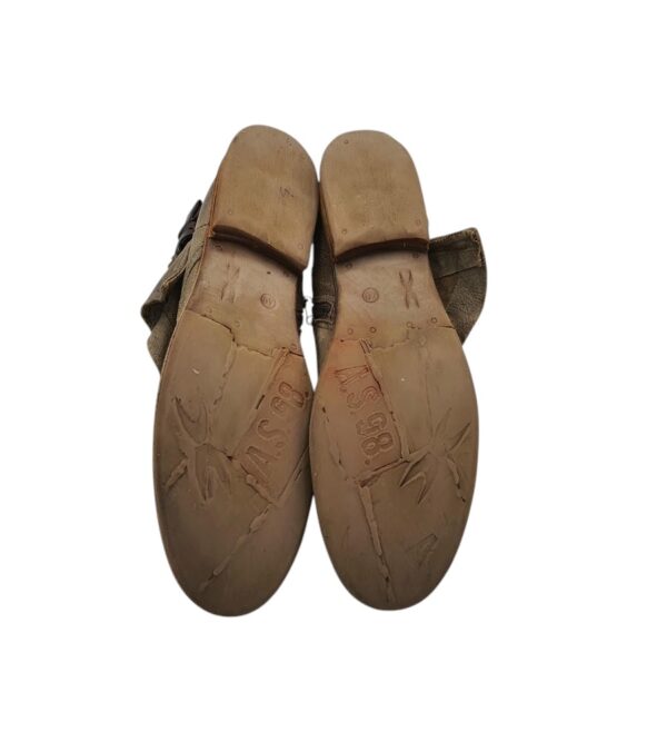 Ghete unisex As 98 40, piele, bej - imagine 5