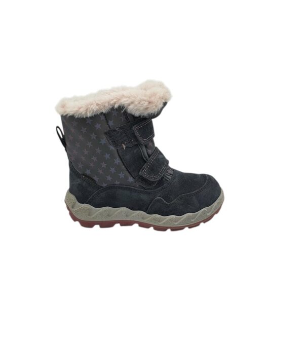 Cizme copii Superfit, 28, material textil, piele intoarsa, negru,  Gore tex - imagine 1