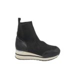 Adidasi dama 39, imitatie de piele, material textil, negru