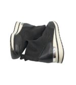 Adidasi dama 39, imitatie de piele, material textil, negru - imagine 4