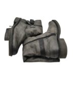 Cizme dama Marco Tozzi 38, imitatie de piele, gri, imblanite - imagine 4