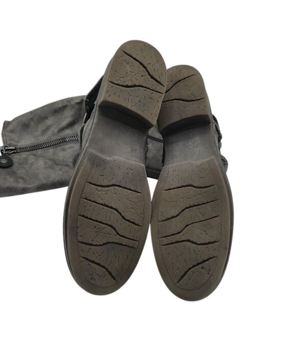 Cizme dama Marco Tozzi 38, imitatie de piele, gri, imblanite - imagine 5