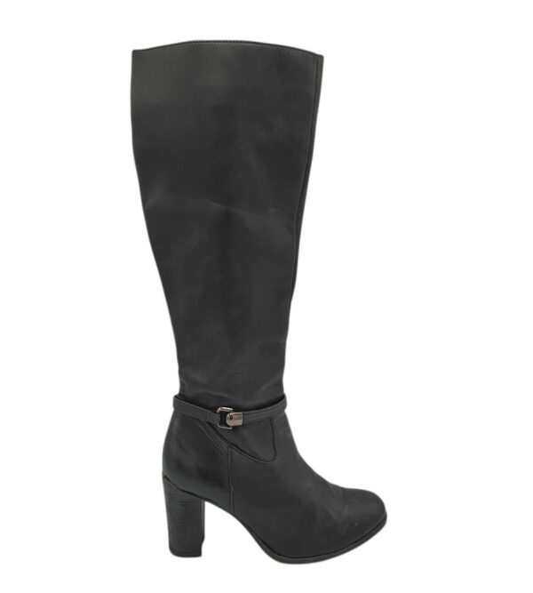 Cizme dama Minozzi 41, piele, negru - imagine 1