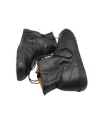 Ghete barbati Zaqq 42, piele, negru - imagine 4
