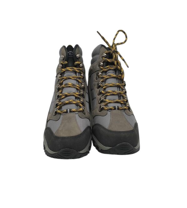 Ghete barbati Camel active, 41, material textil, piele, gri negru - imagine 3