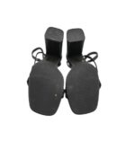 Sandale dama Ideal Shoes  38, imitatie de piele, negru - imagine 5