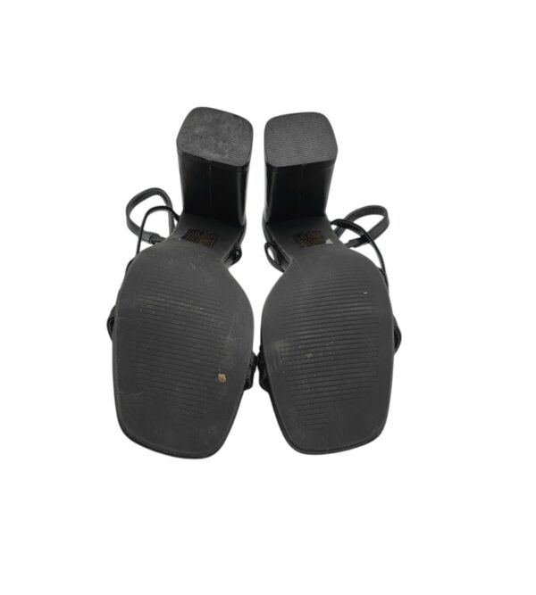 Sandale dama Ideal Shoes  38, imitatie de piele, negru - imagine 5