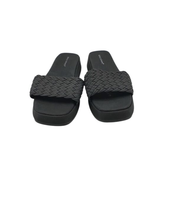 Saboti dama Ideal Shoes, 37, imitatie de piele, negru - imagine 3