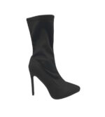 Botine dama 41, material textil, negru