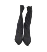 Botine dama 41, material textil, negru - imagine 3
