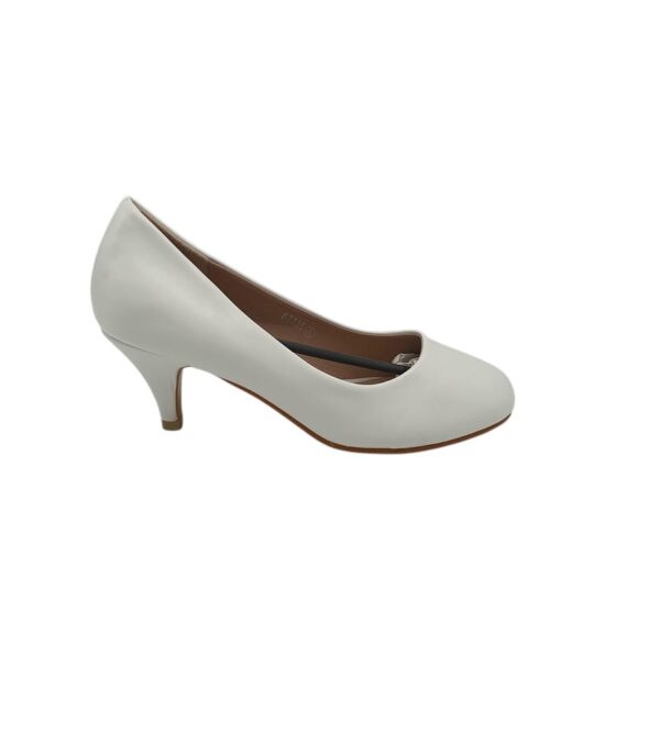 Pantofi dama No doubut 39, imitatie de piele, alb - imagine 1