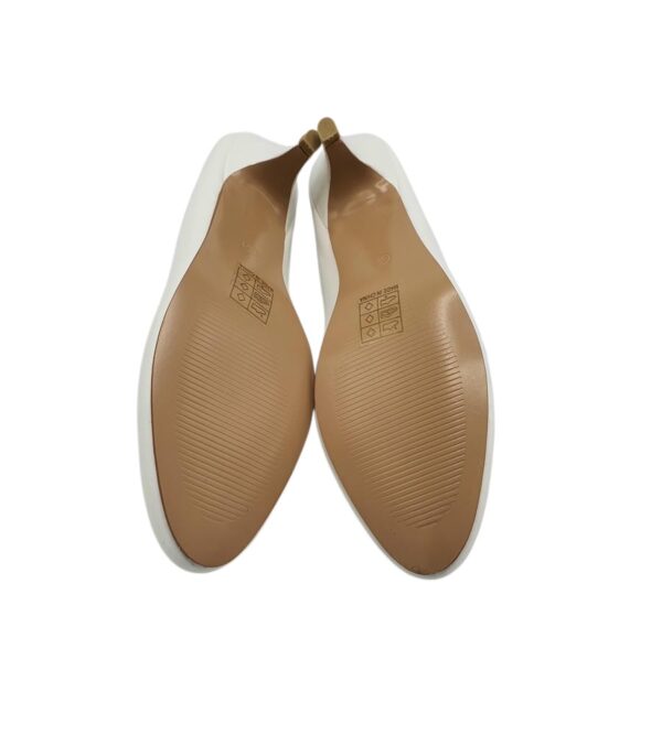 Pantofi dama No doubut 39, imitatie de piele, alb - imagine 5
