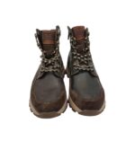 Ghete barbati Camel active, 41,  piele, piele intoarsa, maro negru - imagine 3