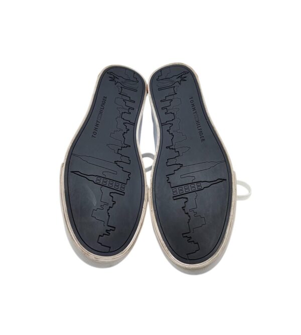 Adidasi barbati Tommy Hilfiger 45, piele, alb - imagine 5
